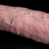7.48in 9.84in 11.81in Flexible Strap on Real Dildo Simulated Skin Texture Penis