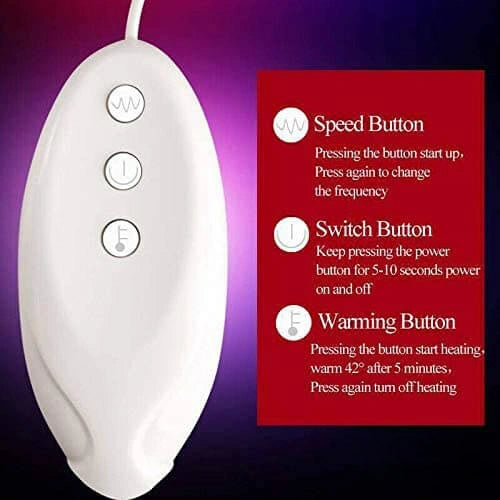 7.48in Automatic Heating Thrusting Vibrating Dildo For Adults