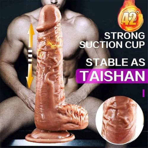 7.48in Automatic Heating Thrusting Vibrating Dildo For Adults