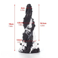 7.48in Black Anal Suction Cup Soft Octopus Dildo For Women Men Gay Use