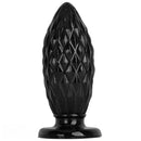 7.48in Black PVC Butt Plug Dildo For Men And Women Sexual Intimate Fun