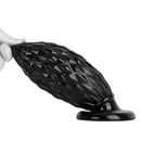 7.48in Black PVC Butt Plug Dildo For Men And Women Sexual Intimate Fun