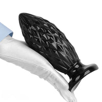 7.48in Black PVC Butt Plug Dildo For Men And Women Sexual Intimate Fun