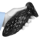 7.48in Black PVC Butt Plug Dildo For Men And Women Sexual Intimate Fun