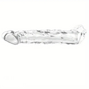 7.48in Clear Penis Sleeve Dildo For Cock Enlargement Anal Men Sex Toy