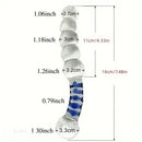 7.48in Clear Real Glass Crystal Dildo For G-Spot Vaginal Sex Stimulation
