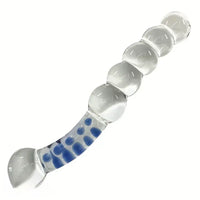 7.48in Clear Real Glass Crystal Dildo For G-Spot Vaginal Sex Stimulation
