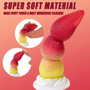 7.48in Cute Strawberry Silicone Soft Dildo With Strong Suction Cup