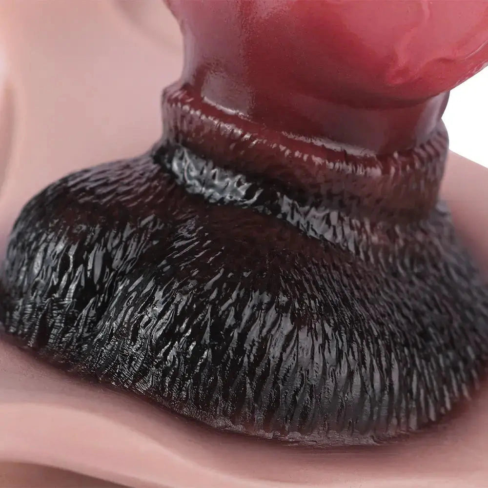 7.48in Dog Knot Dildo Panty Strapon Penis Sleeve Cock Sheath Sex Toy