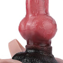 7.48in Dog Knot Dildo Panty Strapon Penis Sleeve Cock Sheath Sex Toy