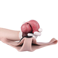 7.48in Dog Knot Dildo Panty Strapon Penis Sleeve Cock Sheath Sex Toy