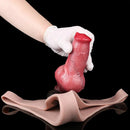 7.48in Dog Knot Dildo Panty Strapon Penis Sleeve Cock Sheath Sex Toy