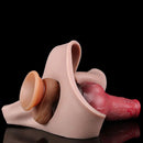 7.48in Dog Knot Dildo Panty Strapon Penis Sleeve Cock Sheath Sex Toy