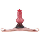 7.48in Dog Knot Dildo Panty Strapon Penis Sleeve Cock Sheath Sex Toy