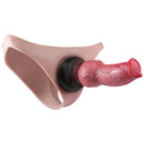 7.48in Dog Knot Dildo Panty Strapon Penis Sleeve Cock Sheath Sex Toy
