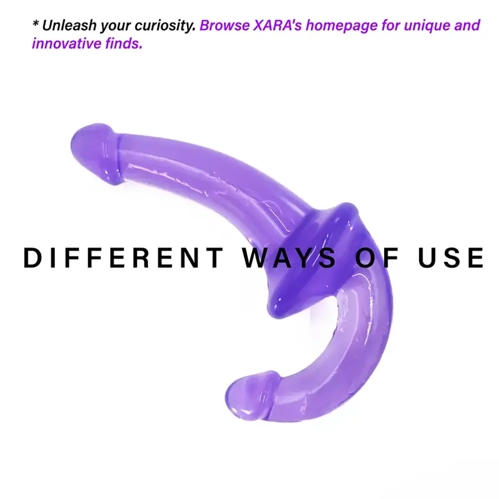 7.48in Double-Headed Penetration Dildo Sex Toy For Men Women Adults