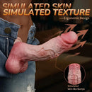 7.48in Double-Layer Flexible Liquid Silicone Simulated Penis Dildo For Sex