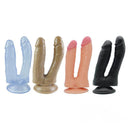 7.48in Double Realistic Dildo With Sucker For Female Using