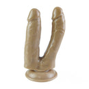 7.48in Double Realistic Dildo With Sucker For Female Using
