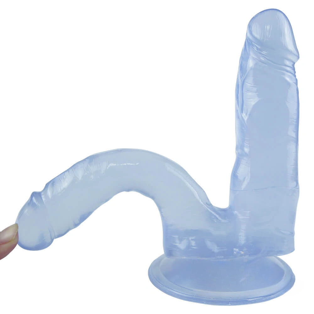 7.48in Double Realistic Dildo With Sucker For Female Using