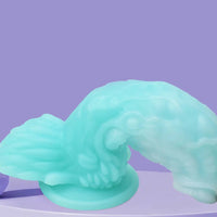7.48in Dragon Silicone Soft Luminous Dildo Suction Cup Dick Sex Toy