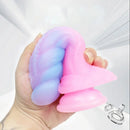 7.48in Dragon Silicone Soft Luminous Dildo Suction Cup Dick Sex Toy