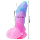 7.48in Dragon Silicone Soft Luminous Dildo Suction Cup Dick Sex Toy