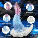 7.48in Dragon Soft Silicone Animal Cock Dildo For Anal Using Sex