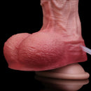 7.48in Dual Density Silicone Ejaculating Dildo Male Female Penis Anal Toy