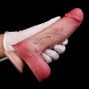 7.48in Dual Density Silicone Ejaculating Dildo Male Female Penis Anal Toy