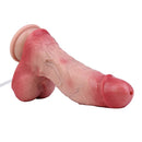 7.48in Dual Density Silicone Ejaculating Dildo Male Female Penis Anal Toy
