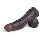 7.48in Dual Density Silicone Soft Real Cock Dildo For G Spot and Anal Play
