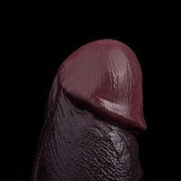 7.48in Dual Density Silicone Soft Real Cock Dildo For G Spot and Anal Play