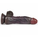 7.48in Dual Density Silicone Soft Real Cock Dildo For G Spot and Anal Play