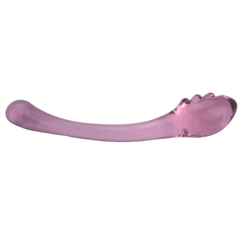 7.48in Durable Hygienic Glass Elegant Handheld Dildo For Couples