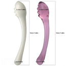 7.48in Durable Hygienic Glass Elegant Handheld Dildo For Couples