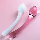 7.48in Durable Hygienic Glass Elegant Handheld Dildo For Couples