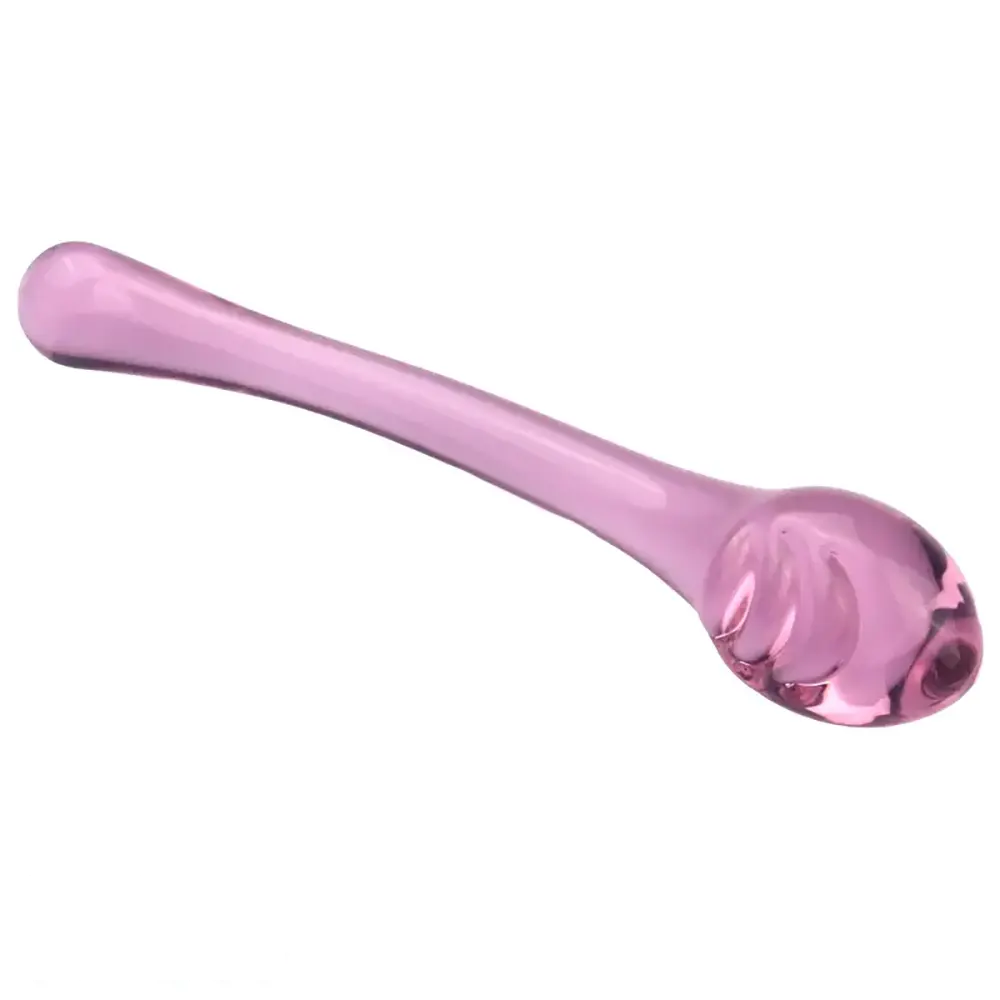 7.48in Durable Hygienic Glass Elegant Handheld Dildo For Couples
