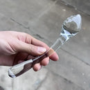 7.48in Durable Hygienic Glass Elegant Handheld Dildo For Couples