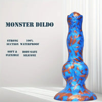 7.48in Fantasy Knot Dog Dildo For Women Silicone Thick Soft Realistic Dildo