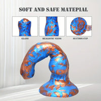 7.48in Fantasy Knot Dog Dildo For Women Silicone Thick Soft Realistic Dildo