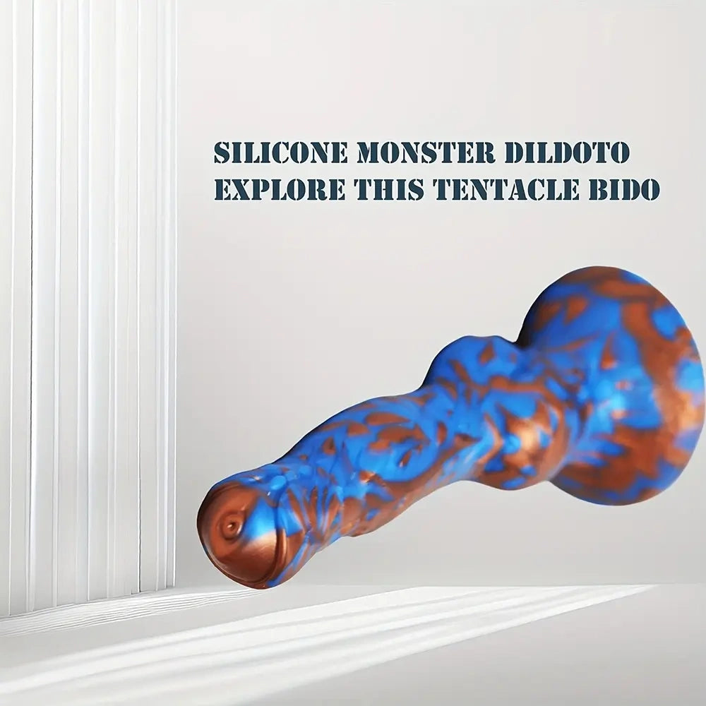 7.48in Fantasy Knot Dog Dildo For Women Silicone Thick Soft Realistic Dildo