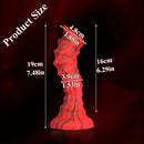 7.48in Fantasy Monster Exotic Alien Silicone Soft Suction Cup Dildo