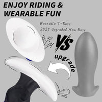 7.48in Fantasy Silicone Dildo For G-spot Anus Dual Pleasure Men Lesbian