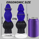 7.48in Fantasy Silicone Dildo For G-spot Anus Dual Pleasure Men Lesbian