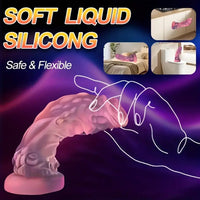 7.48in G-Spot Vibrator Dildo Soft Liquid Silicone Dildo For Adult Couples