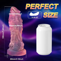 7.48in G-Spot Vibrator Dildo Soft Liquid Silicone Dildo For Adult Couples