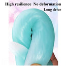 7.48in Glow-in-the-Dark Cucumber Liquid Silicone Realistic Dual-Use Dildo