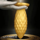 7.48in Gold Silicone Soft Butt Plug Dildo For Men And Women Sexual Toy