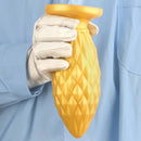 7.48in Gold Silicone Soft Butt Plug Dildo For Men And Women Sexual Toy